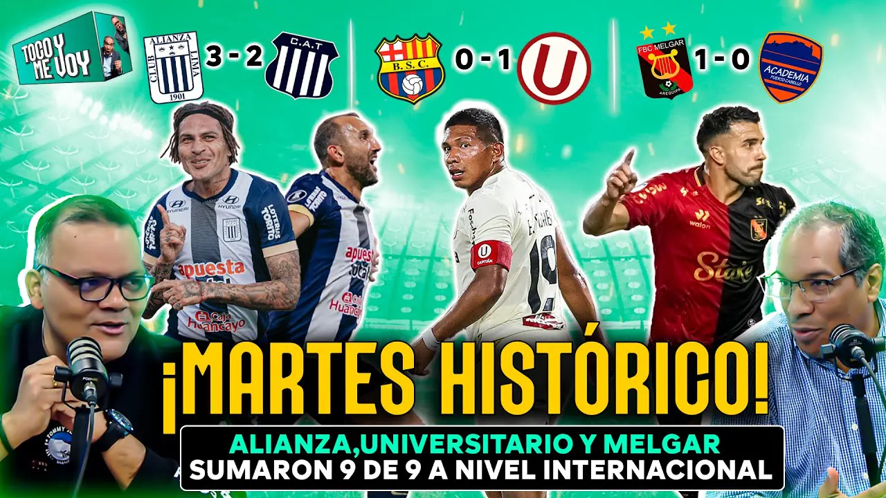 Reproducir: #ENVIVO 🔴¡9 DE 9! ALIANZA, UNIVERSITARIO Y MELGAR SUMARON SU PRIMERA VICTORIA EN LA COPA #TOCOYMEVOY