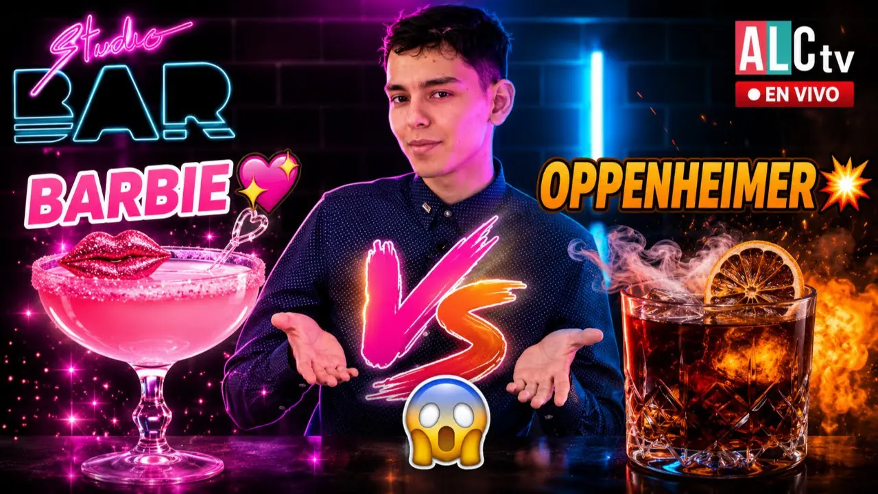 Reproducir: LOS CÓCTELES MÁS LOCOS INSPIRADOS EN BARBIE Y OPPENHEIMER 🍸| Studio Bar