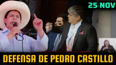 Congreso VS. Pedro Castillo | Defensa contundente contra acusación del parlamento | en vivo - 25 nov