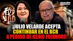 #EnVivo Julio Velarde acepta continuar en el BCR a pedido de Keiko Fujimori