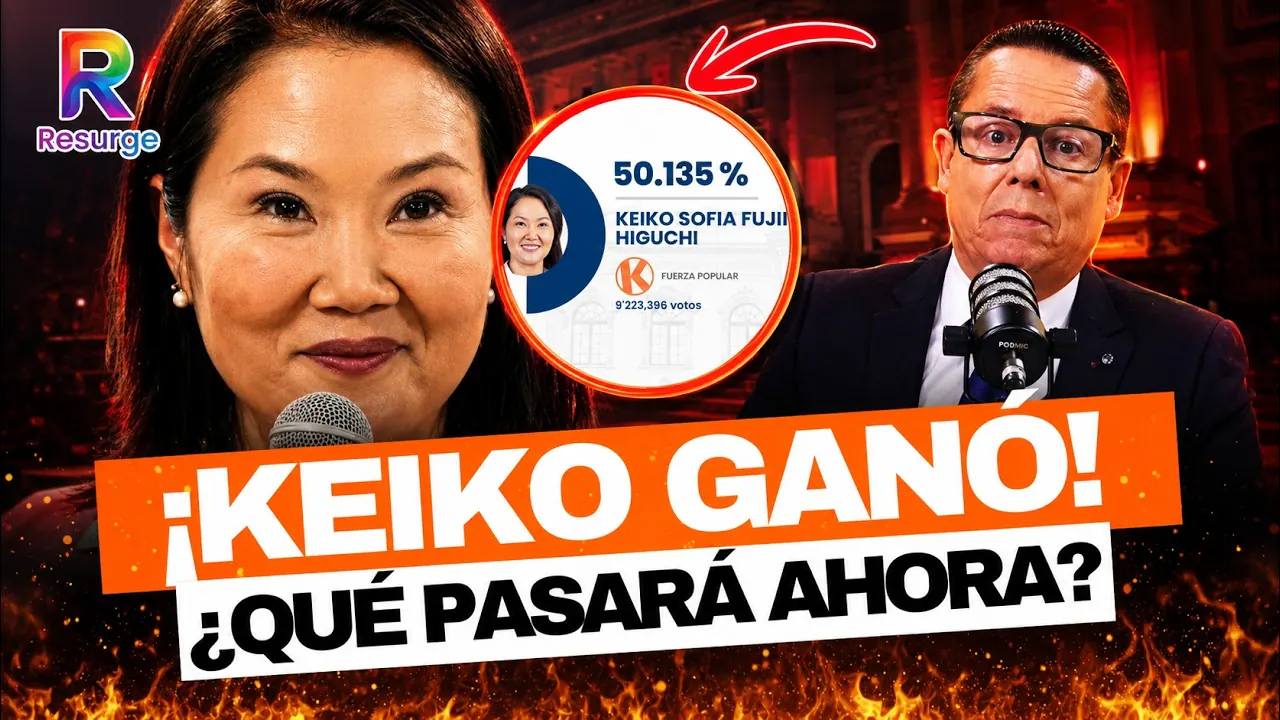 Reproducir: 🚨 ¡HABEMUS PRESIDENTE! ⚖️ El JNE proclama hoy a Keiko Fujimori: ¡SE ACABÓ EL SUSPENSO! 💣