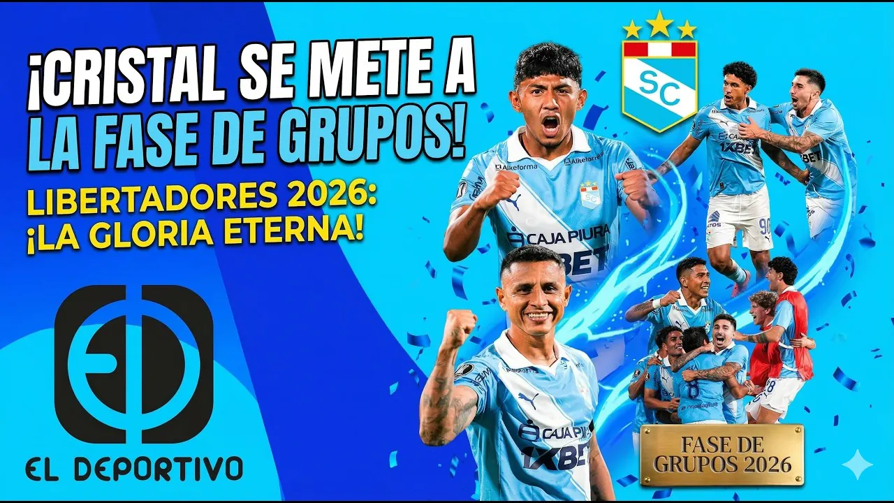 Reproducir: EN VIVO: CRISTAL SE METE A LA FASE DE GRUPO DE LA LIBERTADORES | EL DEPORTIVO DIGITAL
