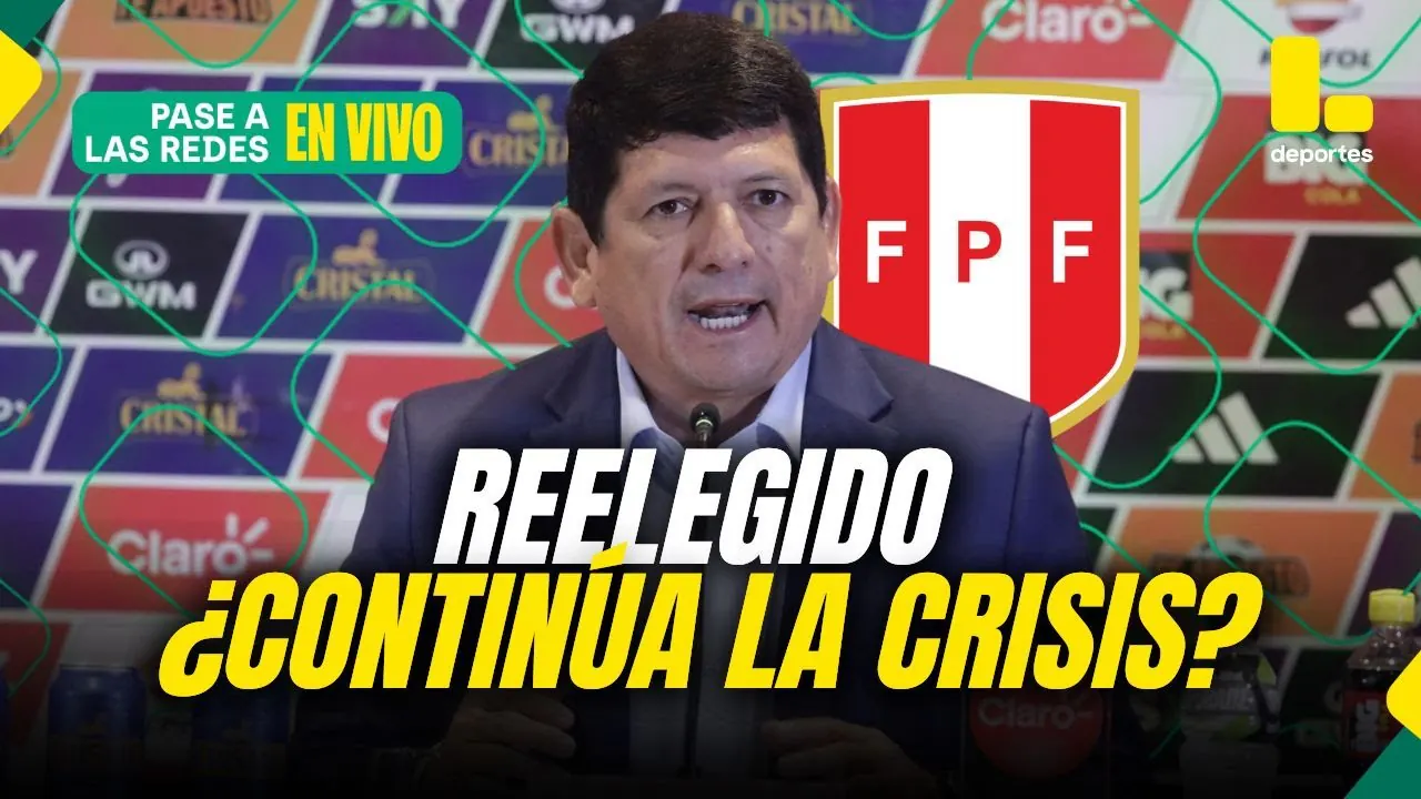 Reproducir: PASE A LAS REDES: AGUSTÍN LOZANO REELEGIDO COMO PRESIDENTE EN LA FPF ¿CONTINÚA LA CRISIS?