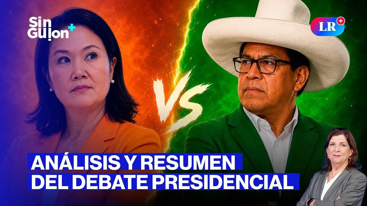 Reproducir: DEBATE PRESIDENCIAL 2026: RESUMEN DE KEIKO VS. SÁNCHEZ | SIN GUION CON ROSA MARÍA PALACIOS
