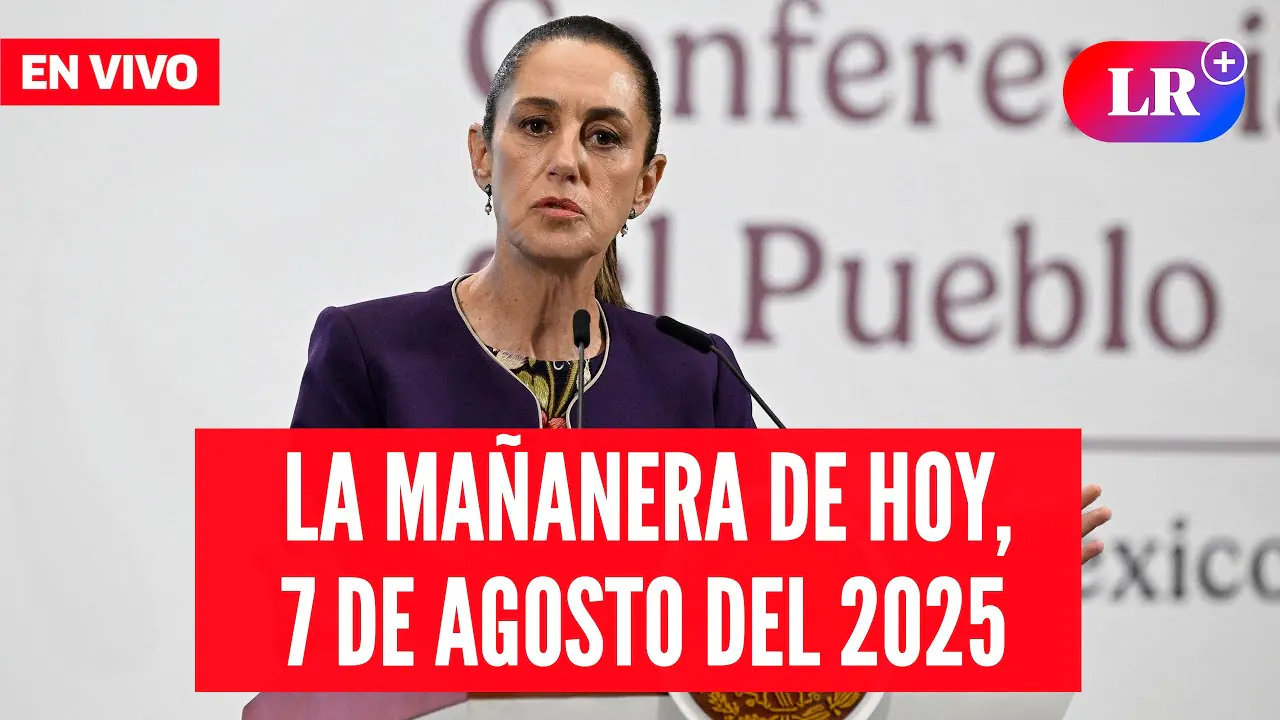 Reproducir: 🔴 Claudia Sheinbaum EN VIVO: la Mañanera de hoy, 7 de agosto | #EnDirectoLR