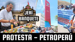 Protesta contra privatización de PetroPerú | Miles en banquete de Jerí | Porky ridículo