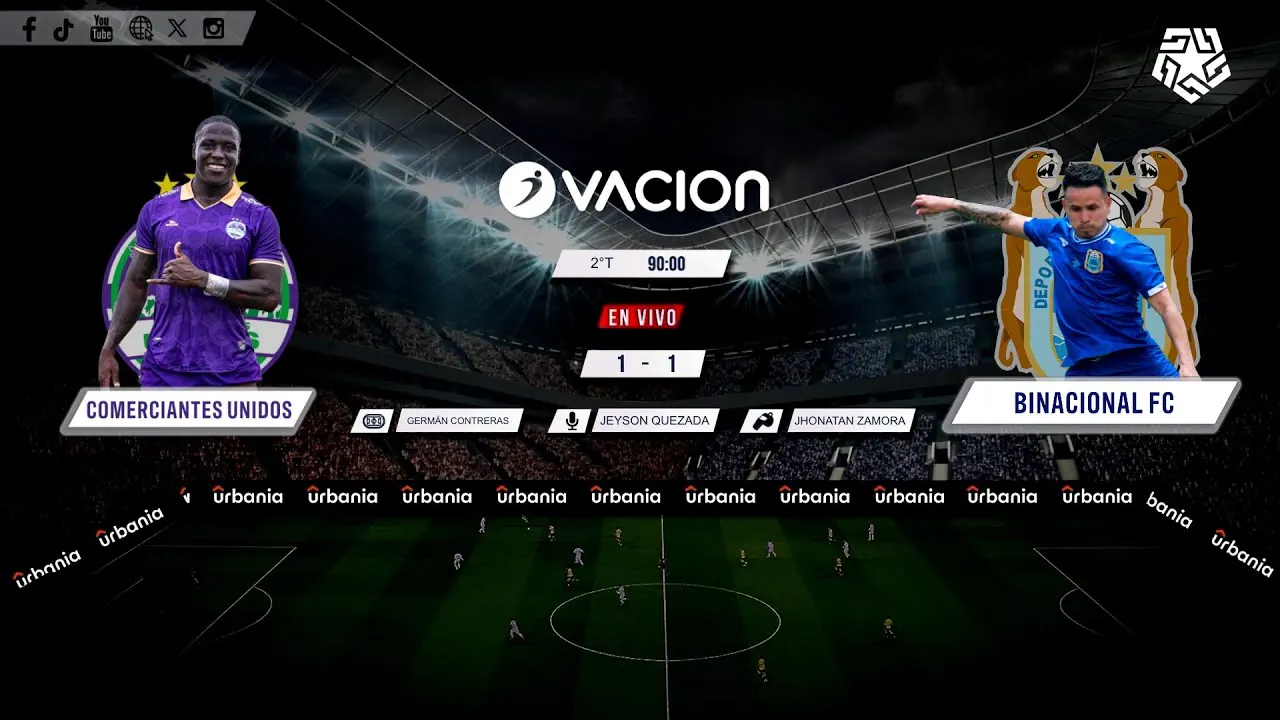 Reproducir: Comerciantes Unidos vs Binacional por RADIO OVACION 🔴 #ENVIVO | LIGA 1 TE APUESTO