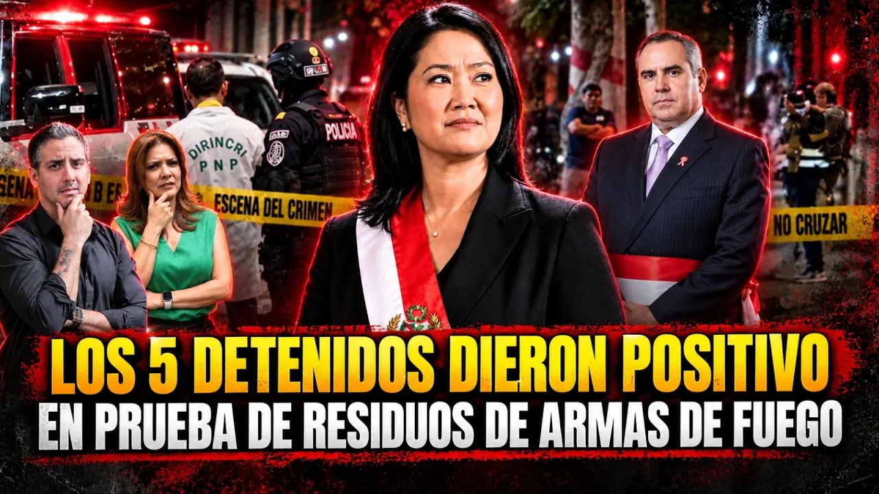 Reproducir: los 5 detenidos dieron positivo en prueba de residuos de armas de fuego - NOTICIAS RANDOM