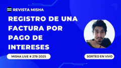 REEGISTRO DE UNA FACTURA POR PAGO DE INTERESES