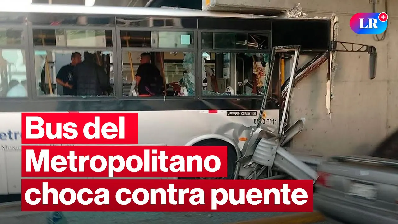 Reproducir: 🔴VÍA EXPRESA: caos tras ACCIDENTE de BUS del METROPOLITANO | #EnVivoLR