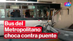 VÍA EXPRESA: caos tras ACCIDENTE de BUS del METROPOLITANO | #EnVivoLR