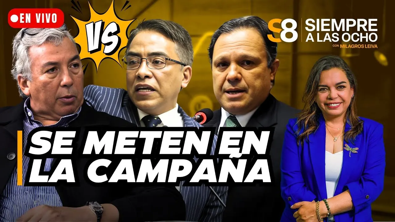 Reproducir: 🟡 PEÑALOZA, VIEIRA Y MESÍA DEBATEN EN VIVO POR EL SENADO EN EL CONGRESO | Siempre a las ocho