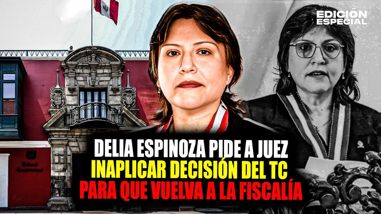 Reproducir: #EnVivo Delia Espinoza quiere volver a la Fiscalía: pide a juez inaplicar decisión del TC