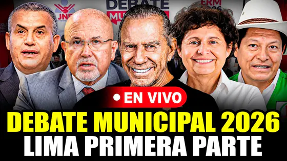 DEBATE MUNICIPAL LIMA 2026 - JNE PARTE I | HOY 21 SET