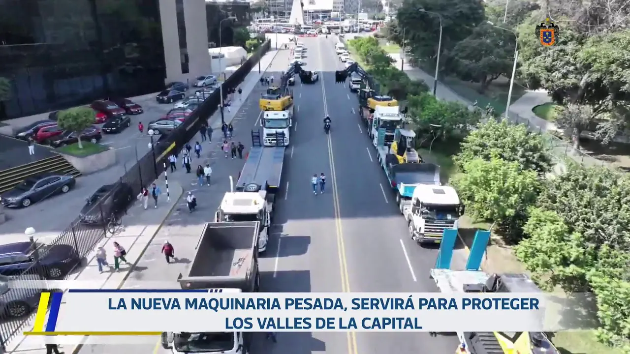 Reproducir: Nueva flota de maquinarias pesadas. 7 de mayo.