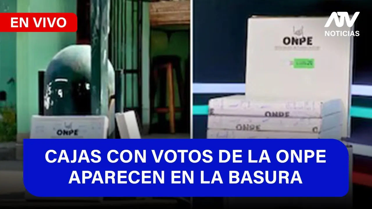 Reproducir: Fe de Erratas: VOTOS DE LA ONPE APARECEN EN LA BASURA Y FUNCIONARIA ADMITE QUE LAS OLVIDARON ATV+