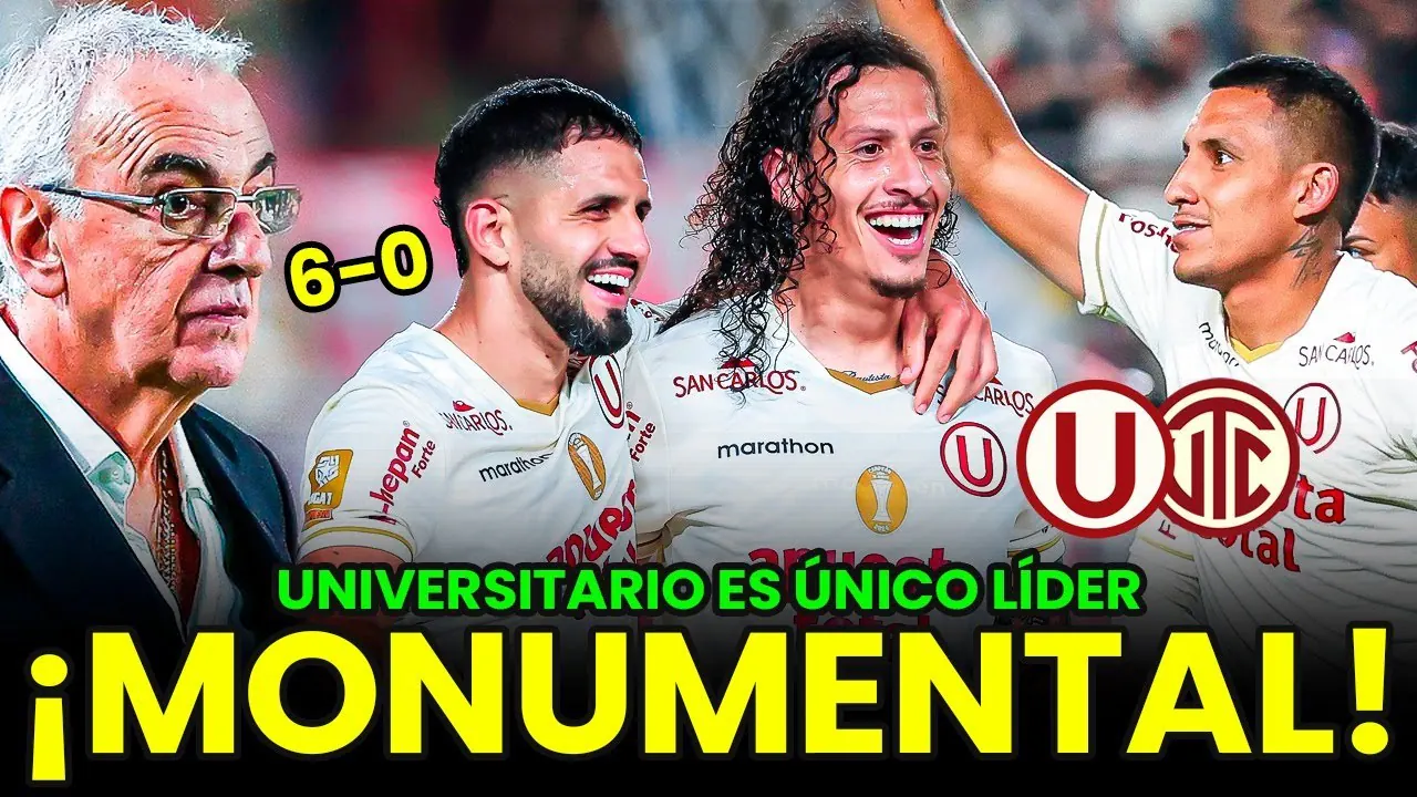 Reproducir: 🔴 EN EL DEBUT DE JORGE FOSSATI: UNIVERSITARIO HUMILLÓ 6-0 A UTC Y ES ÚNICO LÍDER DEL TORNEO APERTURA