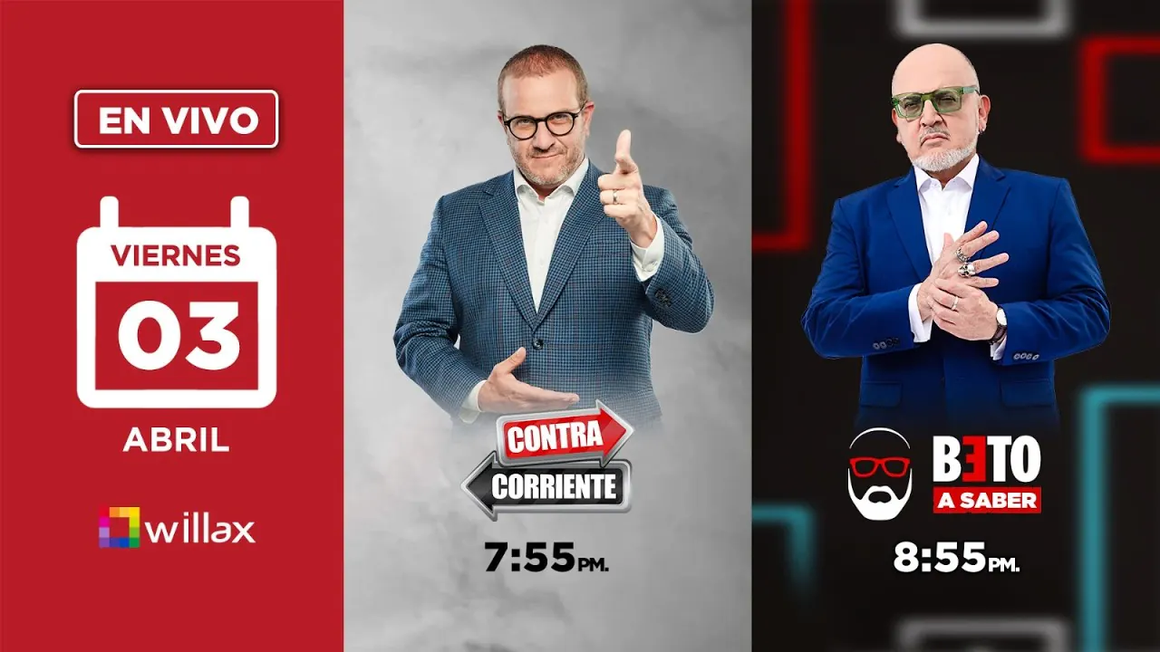 Reproducir: Willax en vivo - CONTRACORRIENTE - BETO A SABER - 03/04/2026 | Willax