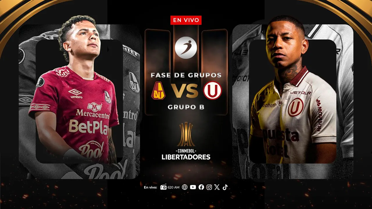 Reproducir: Tolima vs Universitario por RADIO OVACION 🔴 #ENVIVO | COPA LIBERTADORES
