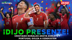 ¡SIUUU! CR7 ANOTA DOBLETE EN EL MUNDIAL Y PORTUGAL VENCE SIN PROBLEMAS A UZBEKISTÁN #LFDF