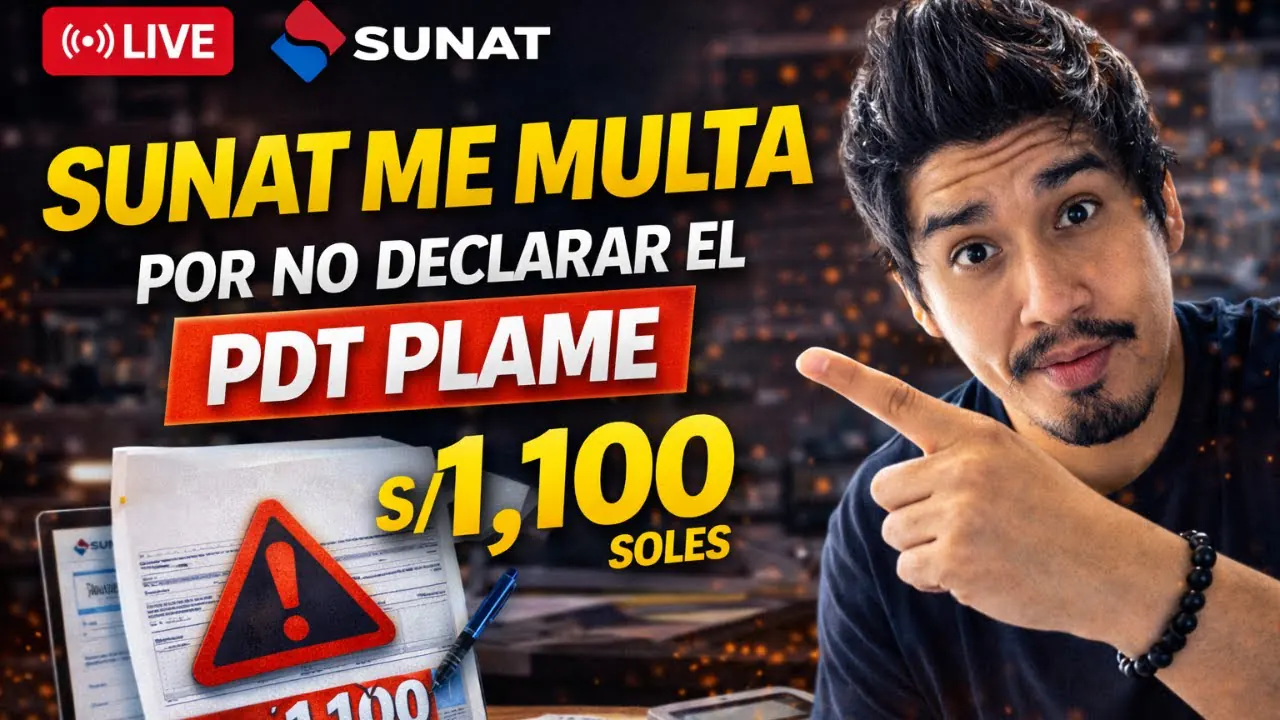 Reproducir: SUNAT me multa por no declarar el PDT PLAME