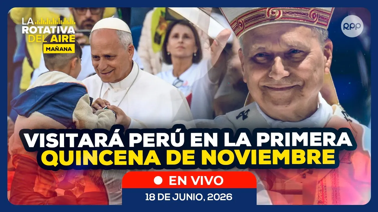 Reproducir: 🚨 El papa León XIV visitará Perú en primera quincena de Noviembre, anuncia presidente Balcázar