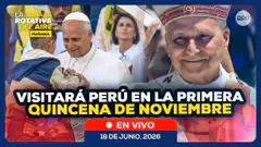 El papa León XIV visitará Perú en primera quincena de Noviembre, anuncia presidente Balcázar