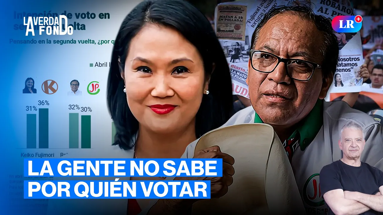 Reproducir: ENCUESTA IEP: KEIKO FUJIMORI SUBE, PERO LOS INDECISOS SE DUPLICAN | LA VERDAD A FONDO