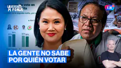ENCUESTA IEP: KEIKO FUJIMORI SUBE, PERO LOS INDECISOS SE DUPLICAN | LA VERDAD A FONDO