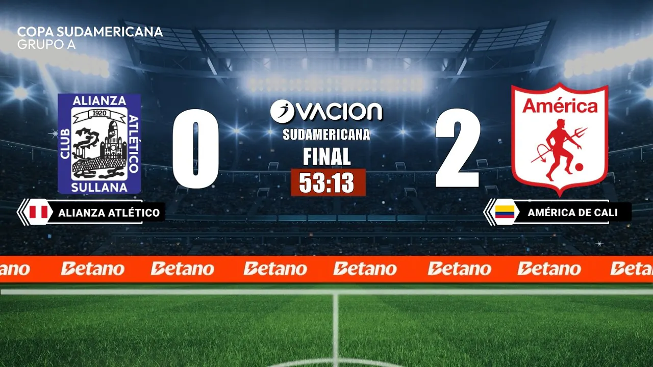 Reproducir: Alianza Atlético vs América de Cali por RADIO OVACION 🔴 #ENVIVO | COPA SUDAMERICANA