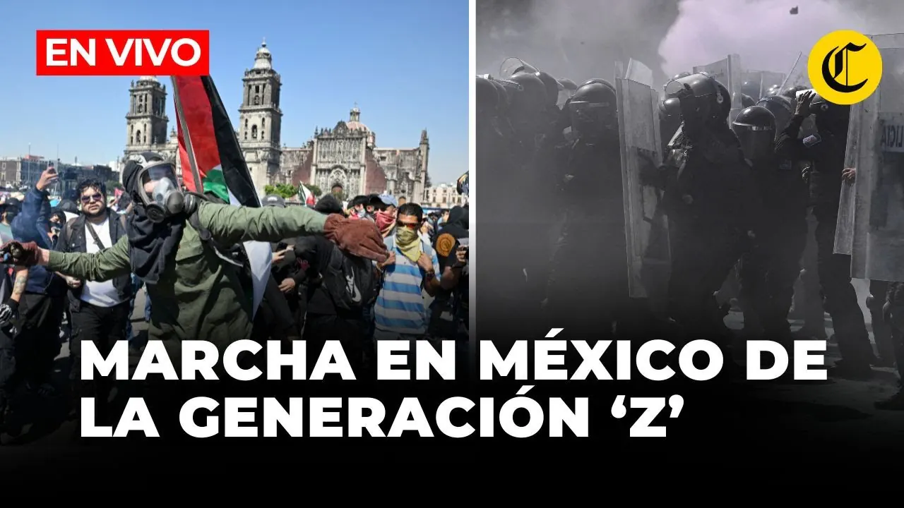 Reproducir: 🔴 EN VIVO MARCHA DE LA GENERACIÓN Z EN MÉXICO: protestas y cierres en CDMX | El Comercio