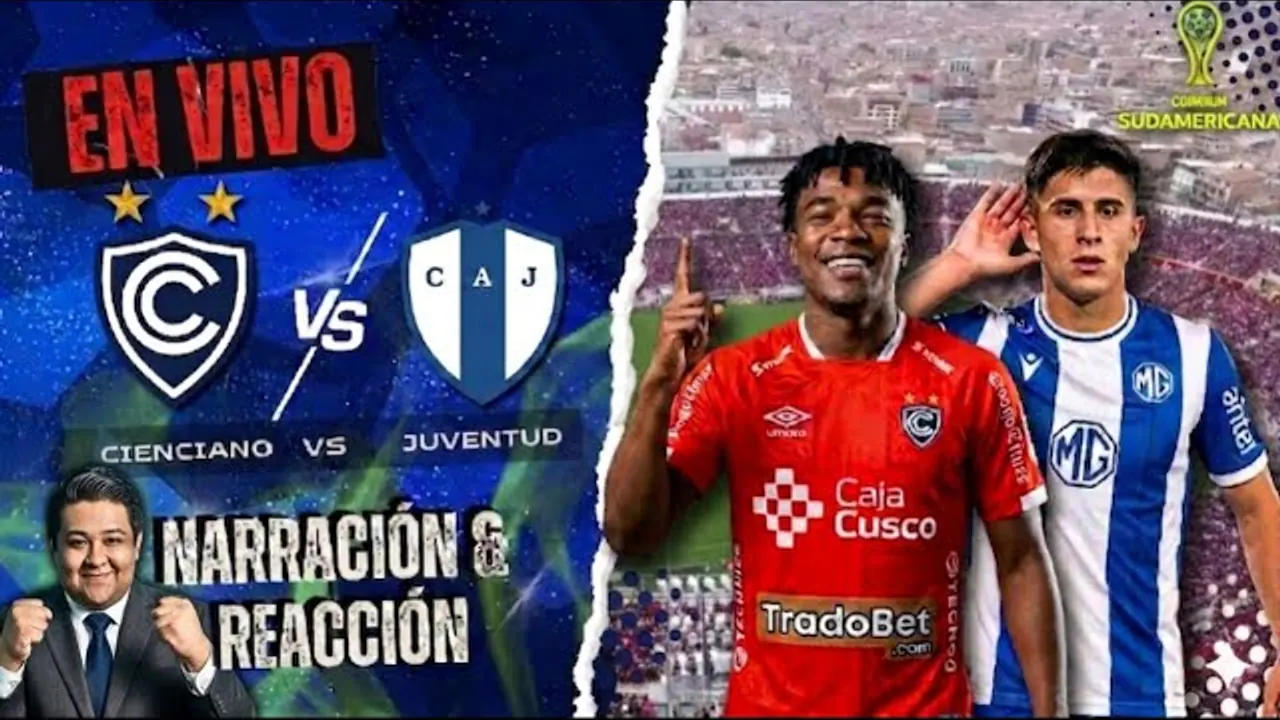 Reproducir: 🔴 CIENCIANO VS JUVENTUD EN VIVO ⚽ | COPA SUDAMERICANA 2026 | DAMMBRO OFFICIAL