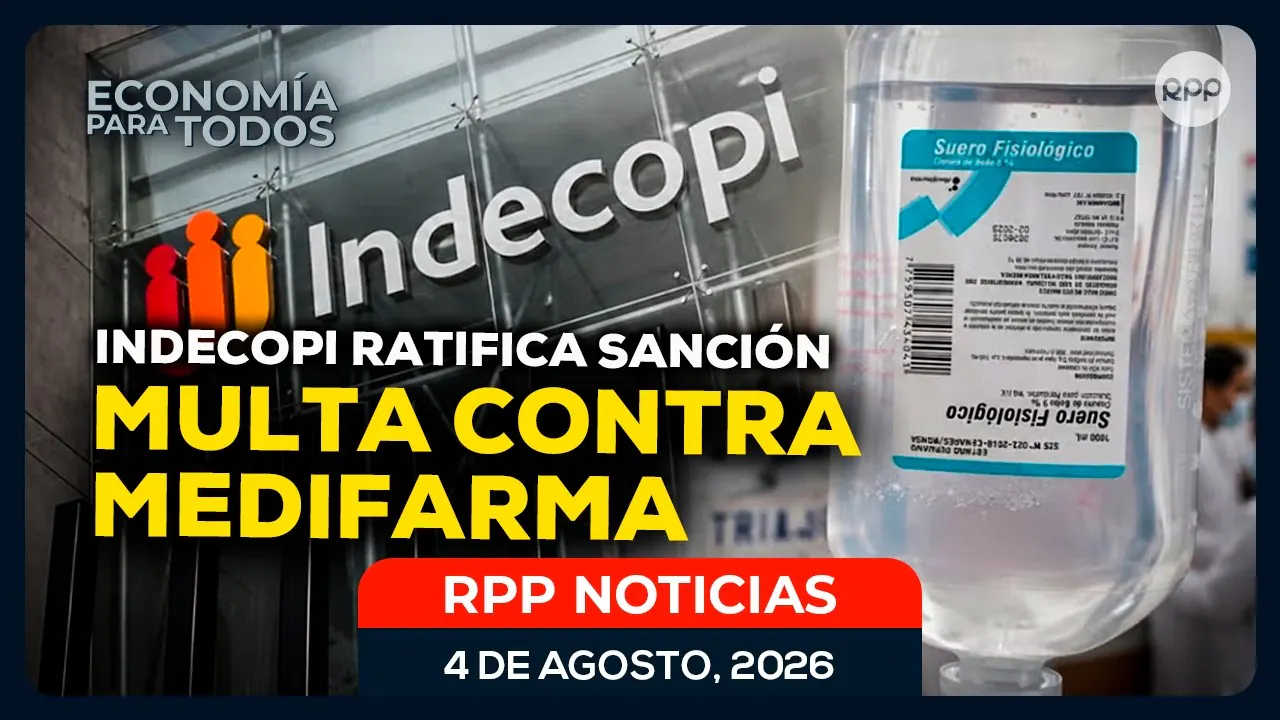 Reproducir: 🔴 MULTA CONTRA MEDIFARMA: INDECOPI RATIFICA SANCIÓN POR CASO SUERO DEFECTUOSO | RPP NOTICIAS