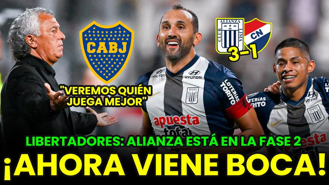Reproducir: ALIANZA LIMA VENCIÓ 3-1 A NACIONAL Y AHORA ENFRENTARÁ A BOCA JUNIORS - COPA LIBERTADORES 2025