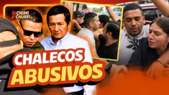 ¡ESCÁNDALO! CHALECOS DE ÓSCAR CUSTODIO AGREDEN A LA PRENSA Y A UNA MUJER | CHIMI CHURRI