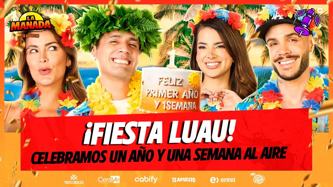 Reproducir: ¡FIESTA LUAU! | CUMPLIMOS UN AÑO Y UNA SEMANA AL AIRE | #LAMANADA CON GERARDO, LAURA, MARIO Y SUHEYN