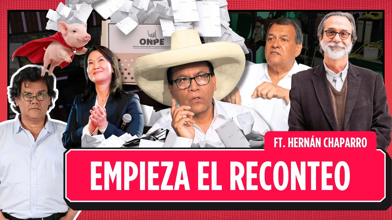 Reproducir: Reconteo y denuncias de fraude tensionan la elección: ONPE, Keiko y Sánchez en disputa | Al Filo