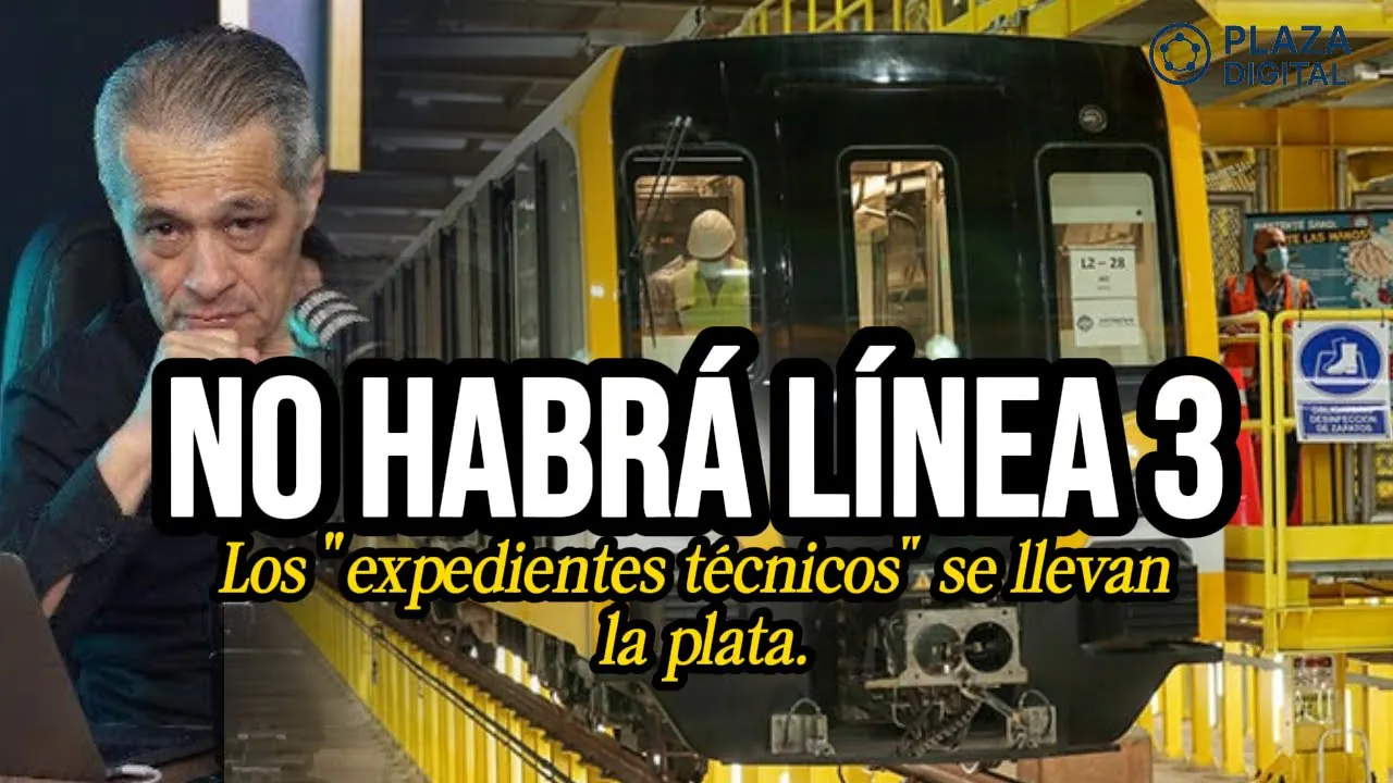 Reproducir: Se tumbaron la línea 3 del Metro de Lima