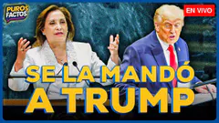 #ENVIVO | DINA BOLUARTE LE DEDICÓ MENSAJE A DONALD TRUMP #PUROSFACTOS