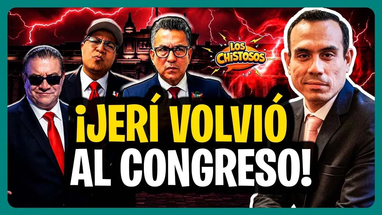 Reproducir: 🔴 EN VIVO José Jerí regresa al Congreso: así lo comentan en Los Chistosos #FEEG2026