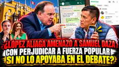 ¿LÓPEZ ALIAGA AMENAZÓ A DAZA CON PERJUDICAR A FUERZA POPULAR? - NOTICIAS RANDOM
