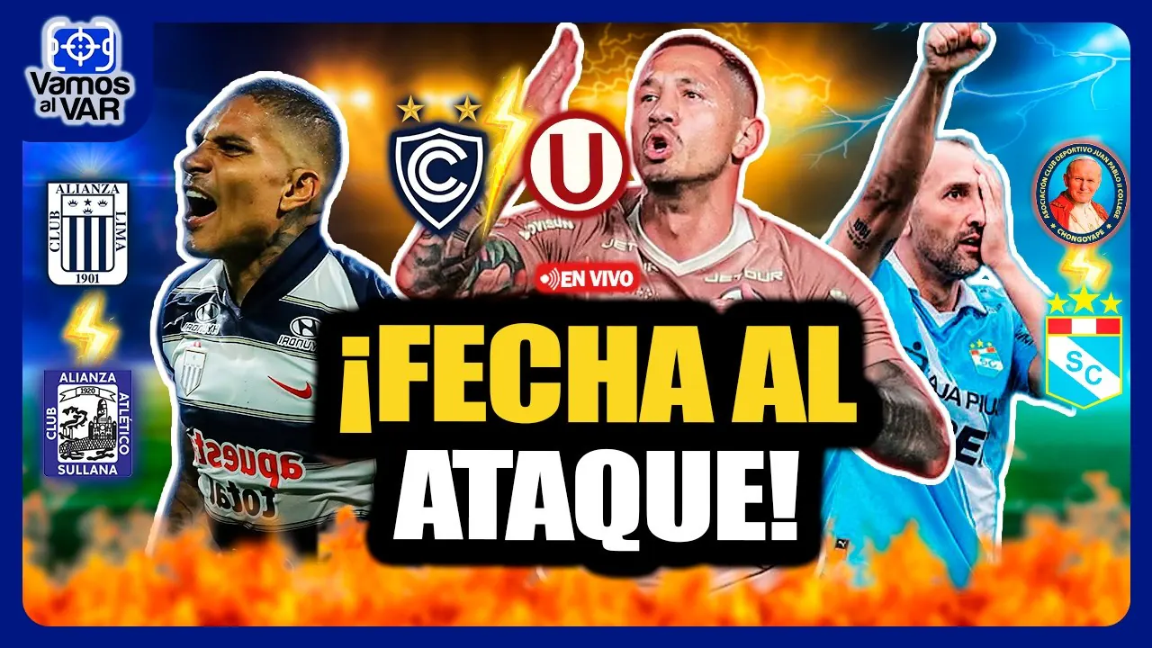 Reproducir: EN VIVO⚡FECHA INTENSA: La 'U' visita a Cienciano, Alianza defiende Matute y Cristal busca levantarse