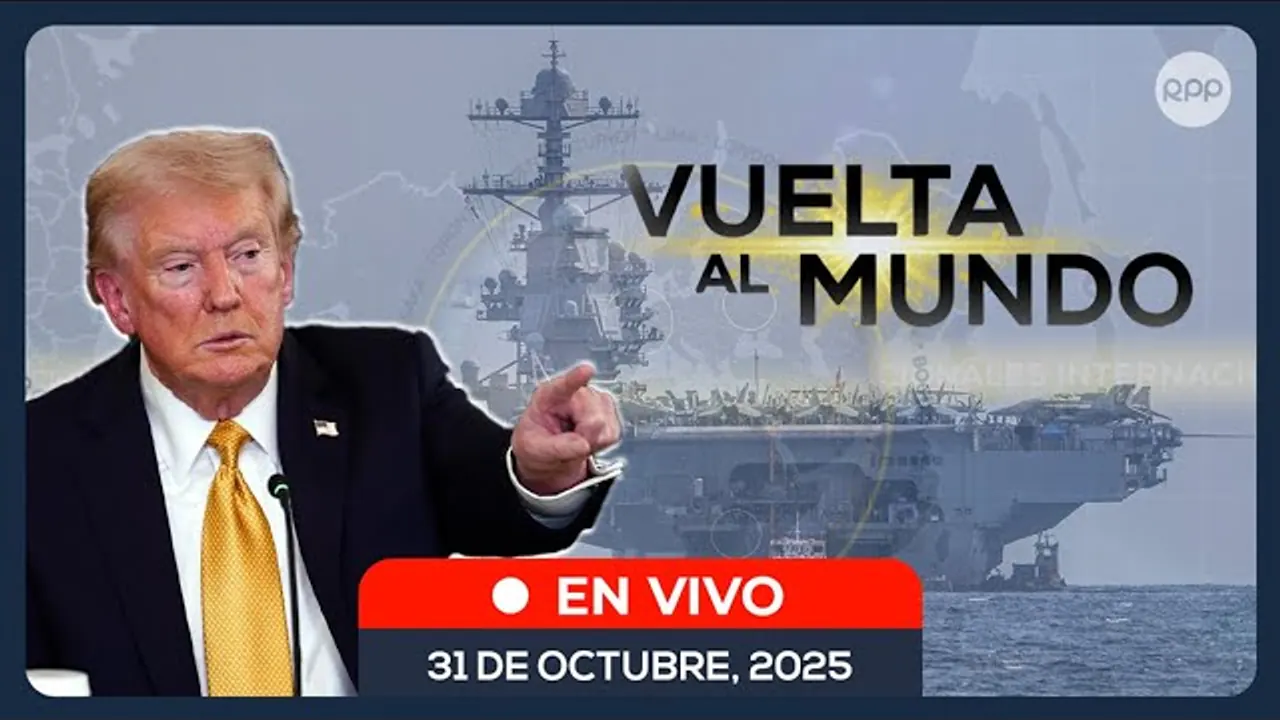 Reproducir: 🌎 ENVIVO 🔴 DONALD TRUMP CONTINÚA LOS ATAQUES EN EL CARIBE #VUELTAALMUNDO 31/10/25