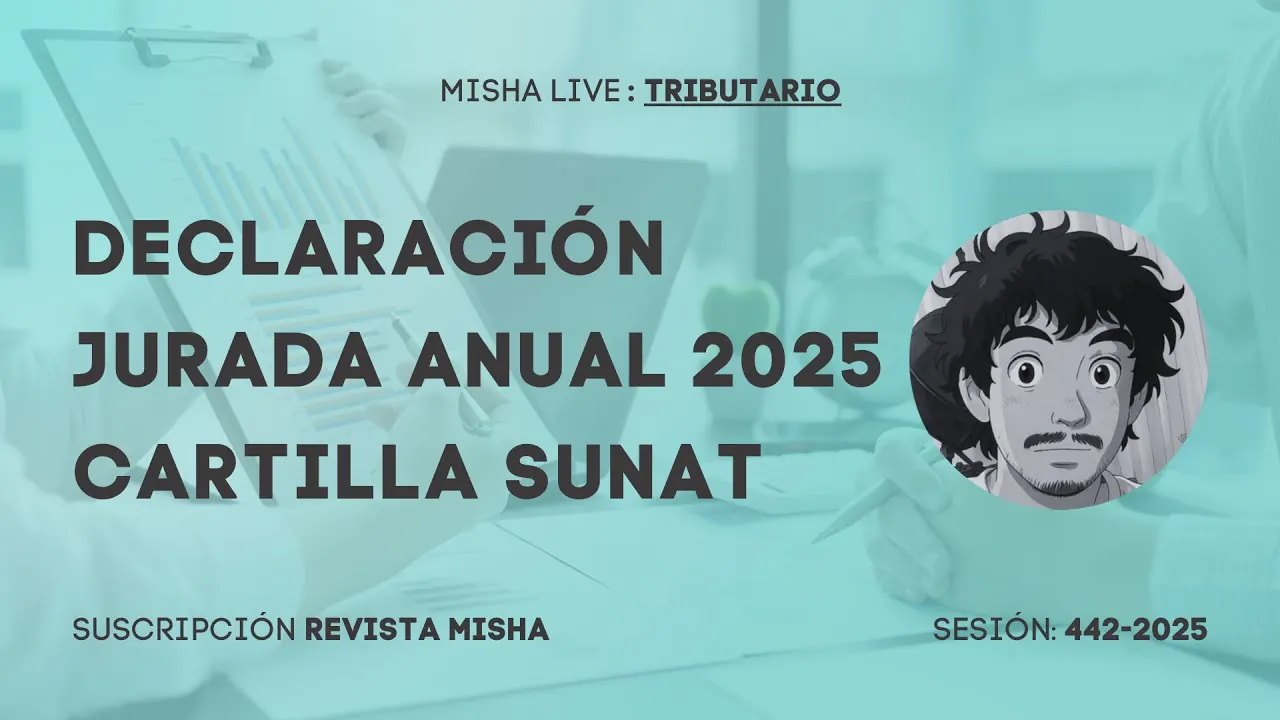 Reproducir: DECLARACIÓN JURADA ANUAL 2025 - CARTILLA SUNAT