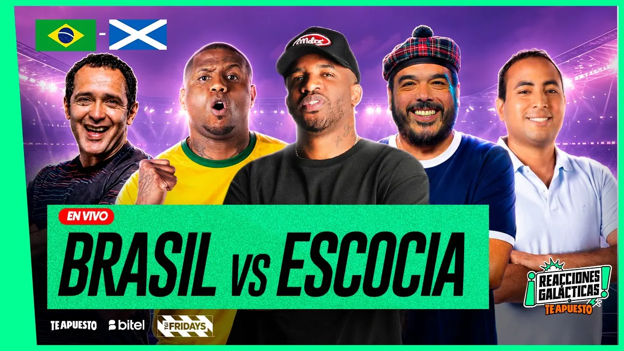 Reproducir: EN VIVO BRASIL ESCOCIA | REACCIONES CON JEFFERSON FARFÁN ROBERTO GUIZASOLA OLCESE FIESTA DEL FÚTBOL