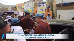 Inauguración de escaleras. 18 de marzo.