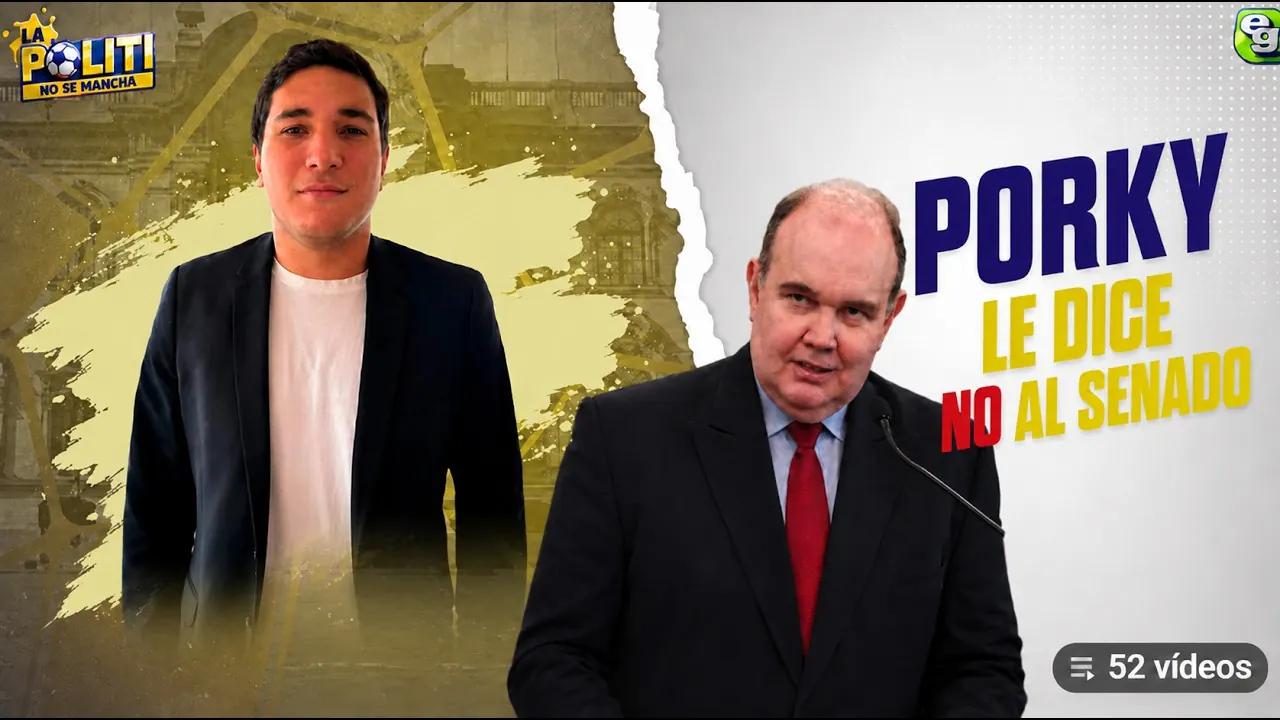 Reproducir: [POLITI] 🚨PORKY LE DICE NO AL SENADO