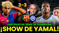 ¡SHOW DE LAMINE YAMAL! BARCELONA E INTER EMPATARON 3-3 EN UN PARTIDAZO, ¿QUIÉN PASARÁ A LA FINAL?