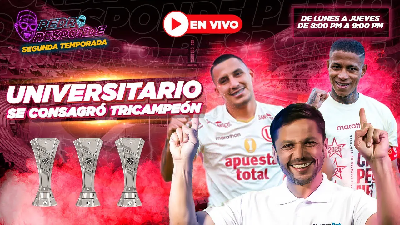 Reproducir: ANALIZAMOS LO QUE NOS DEJÓ LA LIGA 1 2025 ¡PEDRO RESPONDE EN VIVO!  |#Playzontv #PedroResponde