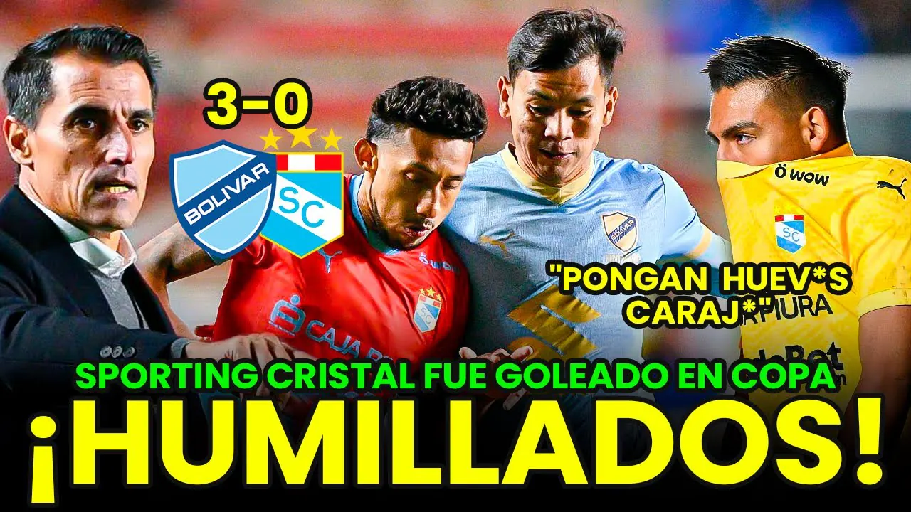 Reproducir: SPORTING CRISTAL FUE GOLEADO 0-3 ANTE BOLÍVAR POR LIBERTADORES | ALIANZA LIMA JUEGA EN BRASIL